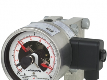 DPGS43HP.100, DPGS43HP.160带电接点开关的差压表